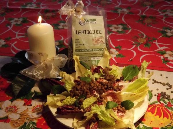 SALADE DE CHICORÉE ET DE LENTILLES