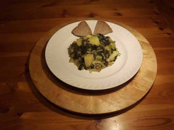 CHICORÉE AUX POMMES DE TERRE