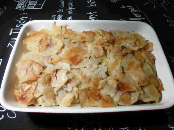 TARTE AUX POMMES DE TERRE À LA CITROUILLE