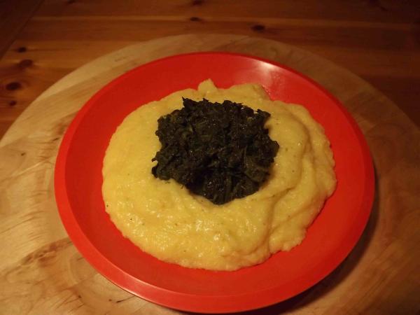 POLENTA AU CHOU NOIR
