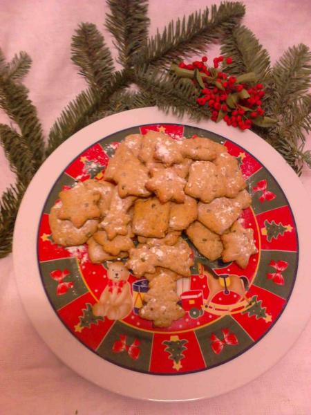 BISCUITS AUX NOISETTES ET AUX LENTILLES