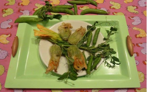 FLEURS DE COURGETTES FARCIES