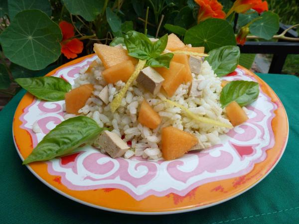 RISO AL LIMONE E MELONE