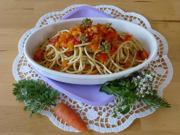 SPAGHETTI AL RAGU’ DI CAROTE