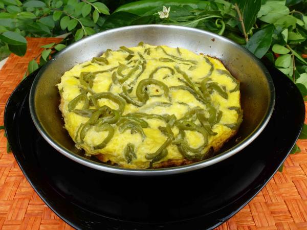 FRITTATA DI PEPERONI VERDI