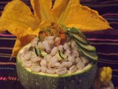 ORZO CON FIORI DI ZUCCHINA