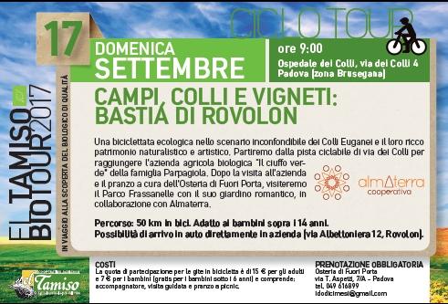 Biotour 2017: ciclotour a Bastia di Rovolon!