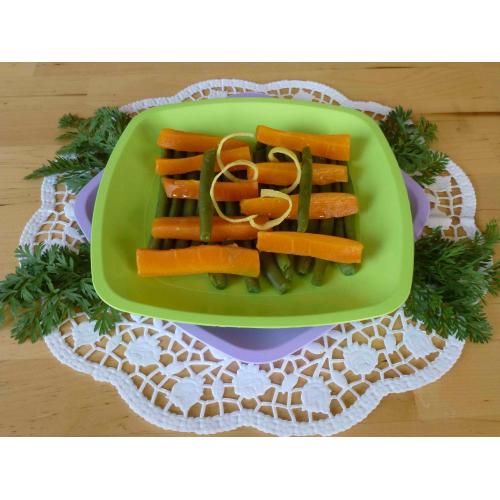 Cooperativa Agricola El Tamiso - CARROTS AND GREEN BEANS WITH LEMON OIL