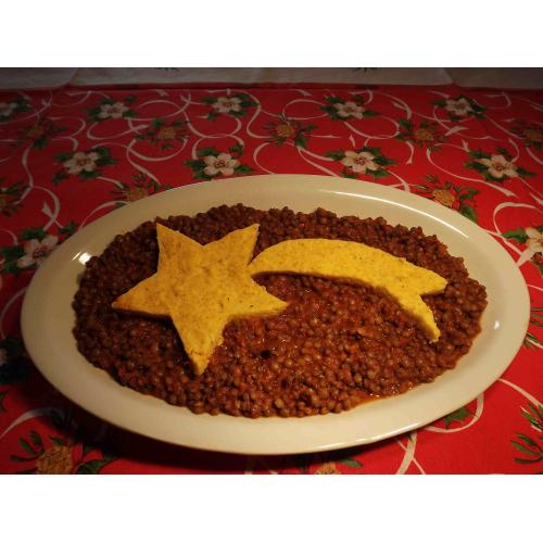 Cooperativa Agricola El Tamiso - LENTILS WITH POLENTA