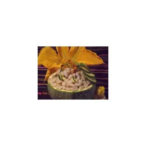 Cooperativa Agricola El Tamiso - BARLEY WITH ZUCCHINI FLOWERS
